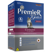 Premier Gatos Adultos Castrados 7 a 12 Anos Frango - 0,5 kg Premier Gatos Adultos Castrados 7 a 12 Anos Frango - 0,5 kg